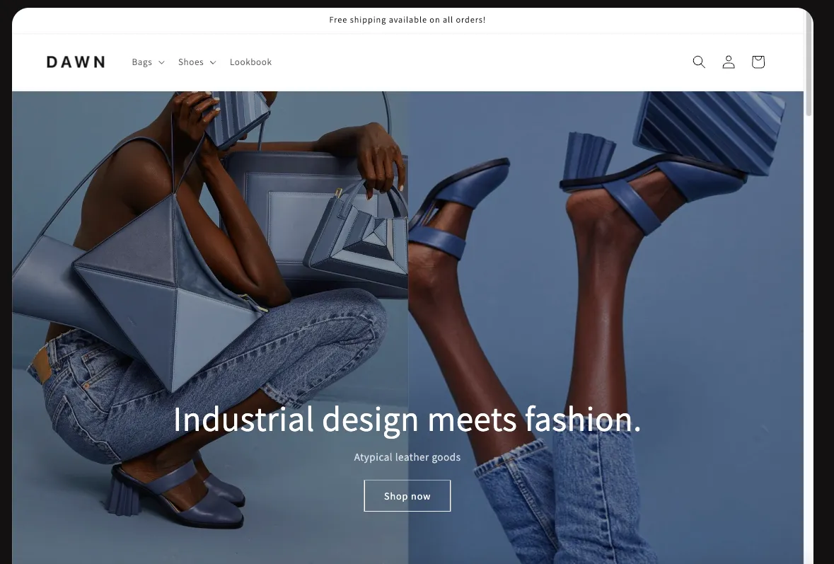 Dawn shopify theme 